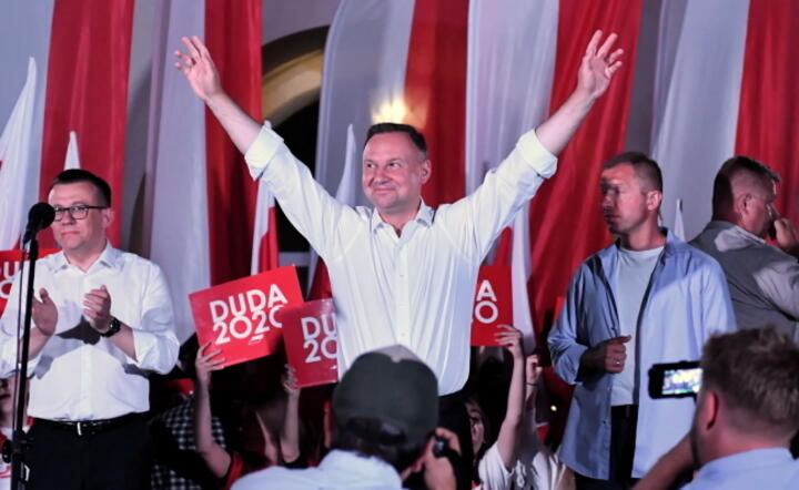Andrzej Duda w Zamościu / autor: PAP/ Wojtek Jargiło