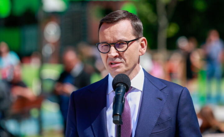 Premier Mateusz Morawiecki w Dobroszycach na Dolnym Śląsku / autor: PAP/Tomasz Golla