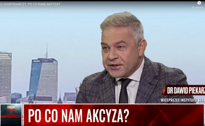 Dawid Piekarz, wiceprezes Instytutu Staszica / autor: Fratria