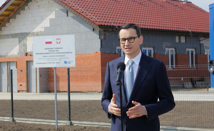 Mateusz Morawiecki w Blankach / autor: PAP