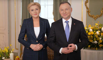 Para prezydencka złożyła życzenia z okazji Wielkanocy