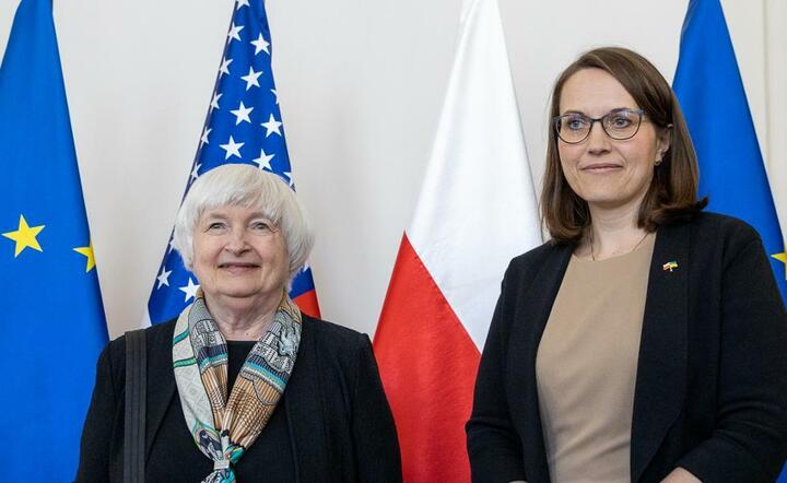 Janet Yellen i Magdalena Rzeczkowska / autor: Materiały prasowe