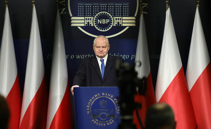 prezes NBP Adam Glapiński / autor: fotoserwis PAP