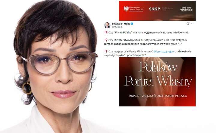 Cała Polska żyje dziś sprawą Barbary Mróz-Gorgoń, pełnomocnik rządu ds. marki narodowej, rzekomej autorki raportu “Polaków Portret Własny" / autor: Gov.pl / X x 2