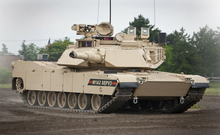 czołg Abrams M1A2 / autor: targikielce.pl
