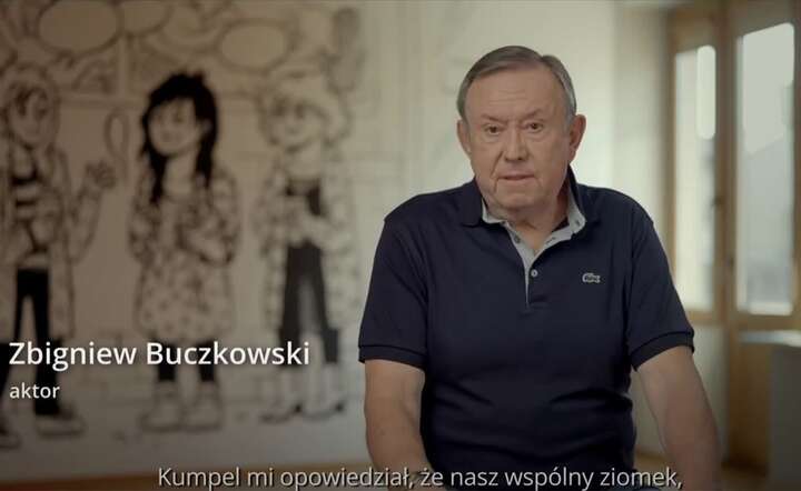 Zbigniew Buczkowski w filmie kampanii „Bankowcy dla CyberEdukacji” / autor: YT - materiały prasowe