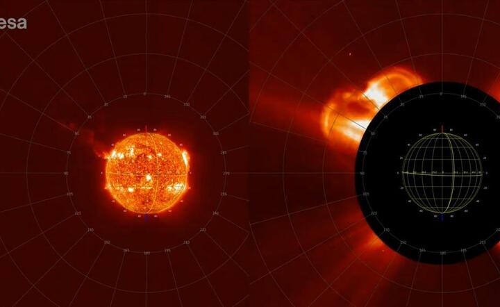 Erupcja na Słońcu / autor: Materiały prasowe