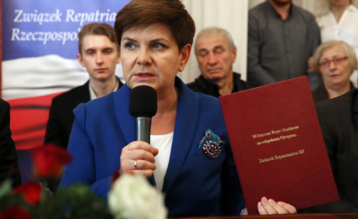 Beata Szydło na spotkaniu ze Związkiem Repatriantów RP, fot. PAP/ Tomasz Gzell
