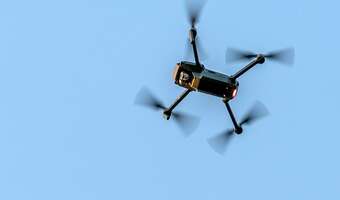 Dron szpiegujący spadł koło granicy z Rosją