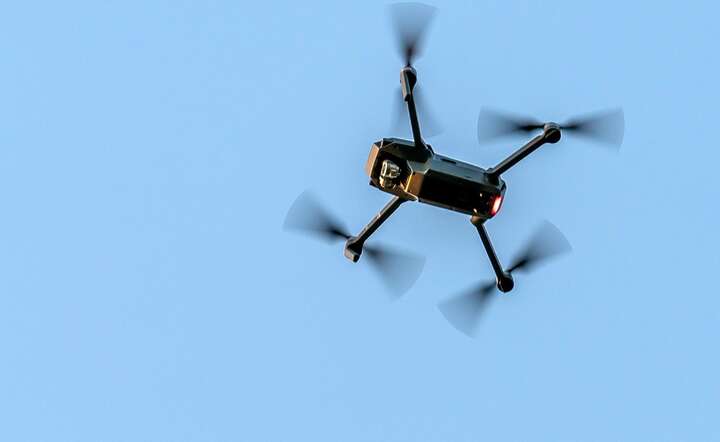 Dron szpiegujący spadł koło granicy z Rosją