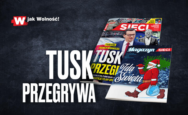 Okładka tygodnika 'Sieci' / autor: Fratria