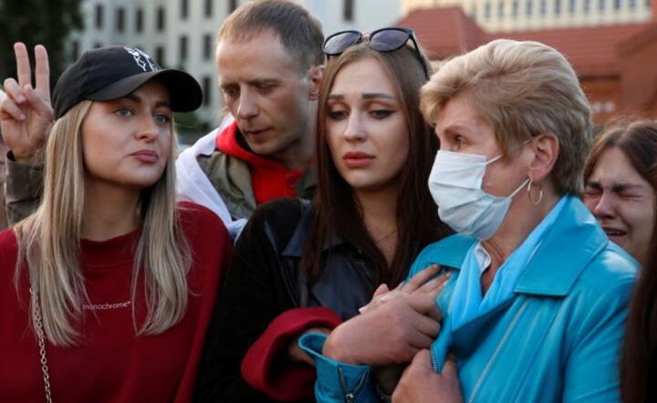  Na Białorusi trwają protesty opozycji przeciwko sfałszowanym wyborom  / autor: PAP/EPA/TATYANA ZENKOVICH