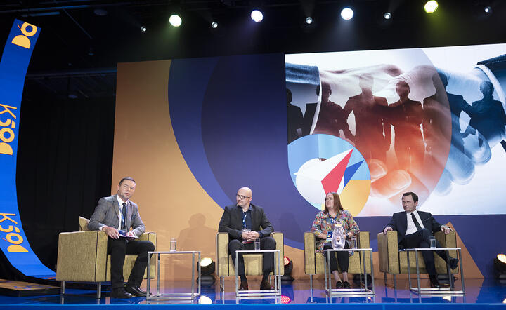 Maksymilian Wysocki, Łukasz Marczyk, Marlena Chojecka - Bek, Janusz Karp / autor: Materiały prasowe Kongres 590
