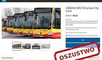 Oszuści oferują karty miejskie w promocyjnych cenach