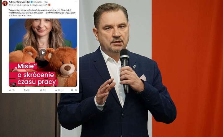 Szef NSZZ Solidarność Piotr Duda: czterodniowy tydzień pracy proponowany przez minister pracy z Lewicy „to rodzaj kiełbasy wyborczej” / autor: Fratria / MK 