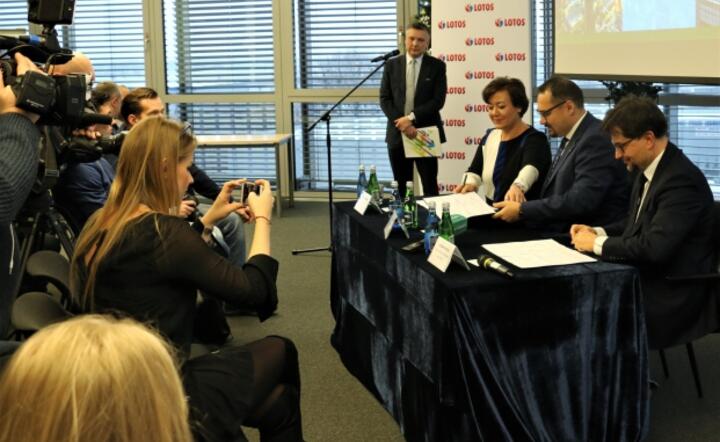 Grupa Lotos i Microsoft/podpisanie porozumienia / autor: Grupa Lotos