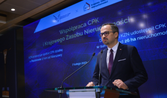 Horała: spółka CPK pozyskała kolejne nieruchomości zamienne