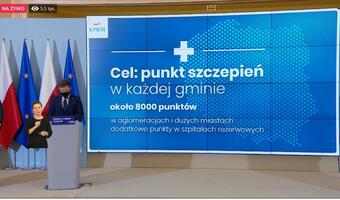Dworczyk: od dzisiaj mogą się zgłaszać podmioty lecznicze, które będą brały udział w programie szczepień