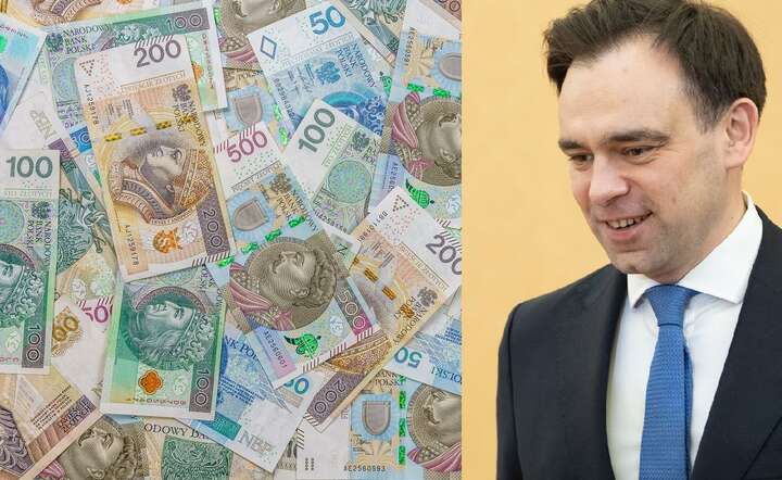 Minister finansów Andrzej Domański ma problem z budżetem: spadek dochodów podatkowych  / autor: Fratria / AS /AW