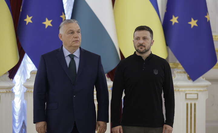 Wiktor Orban i Wołodymyr Zełeński / autor: PAP/EPA/SERGEY DOLZHENKO