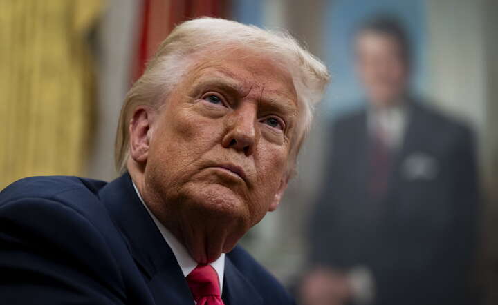Prezydent USA Donald Trump w Białym Domu / autor: PAP/ EPA/AL DRAGO