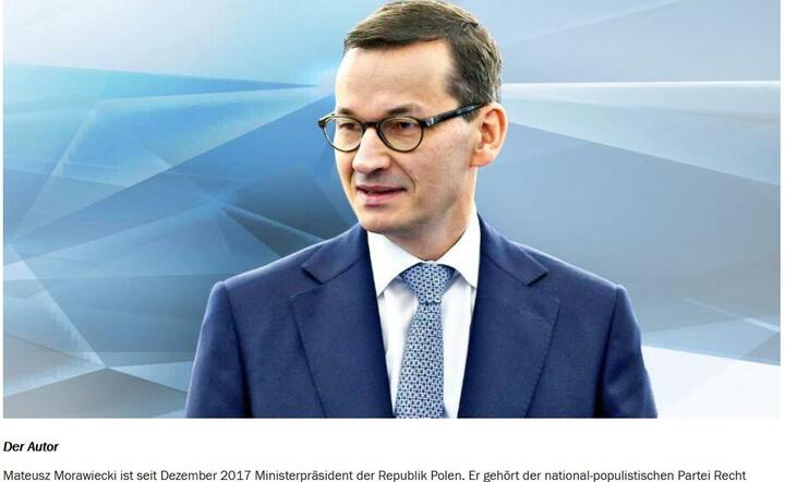 Mateusz Morawiecki dla "Handelsblatt" / autor: Fratria