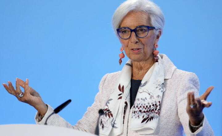 Christine Lagarde, prezes Europejskiego Banku Centralnego (EBC)  / autor: PAP/EPA/RONALD WITTEK