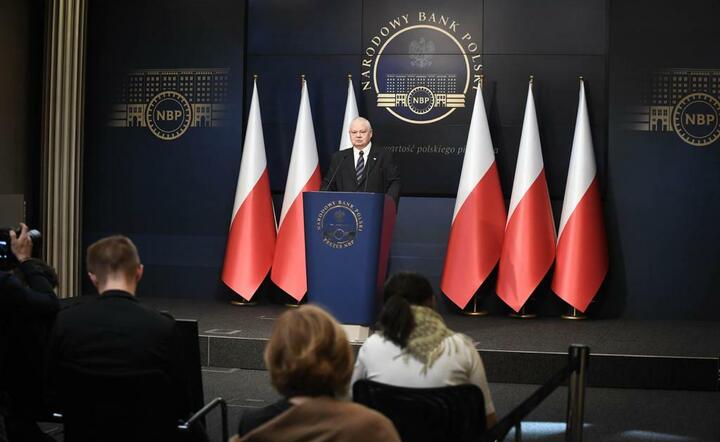 prezes Narodowego Banku Polskiego (NBP) i przewodniczący Rady Polityki Pieniężnej (RPP) Adam Glapiński / autor: Twitter/NBP 