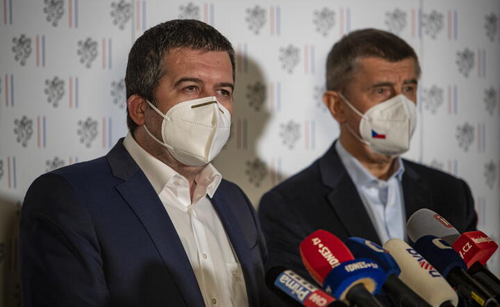 Jan Hamaczek i Andrej Babis / autor: PAP/EPA