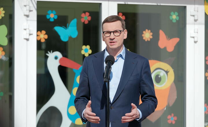 Mateusz Morawiecki w Żabiej Woli / autor: PAP