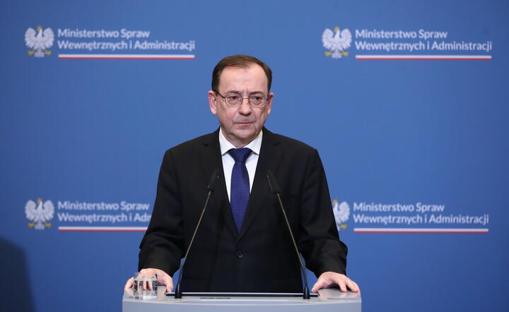 vszef MSWiA Mariusz Kamiński / autor: pap