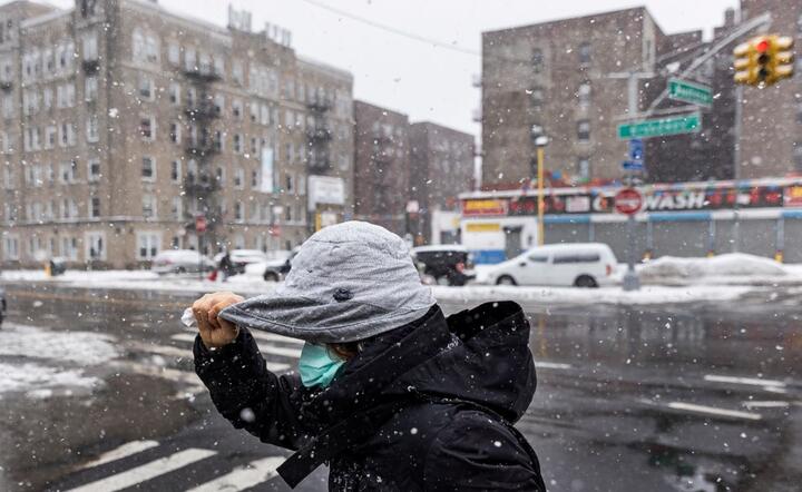 Śnieżyca w Teksasie / autor: PAP/EPA/JUSTIN LANE