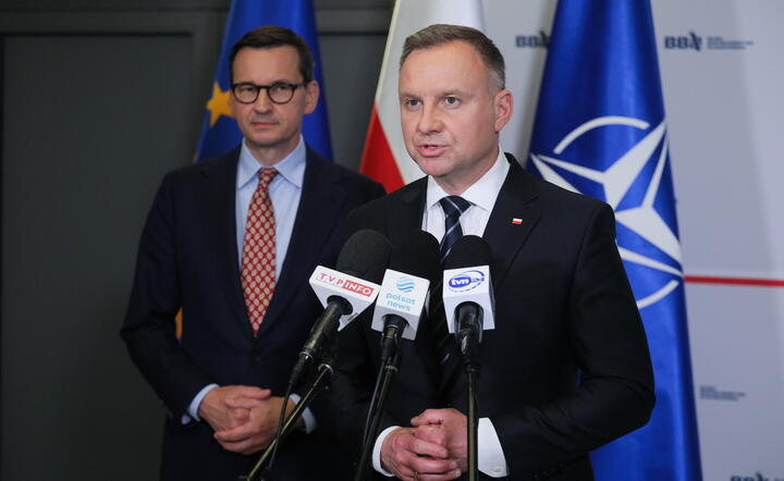 WARSZAWA BBN KONFERENCJA PREZYDENTA RP / autor: PAP/Paweł Supernak