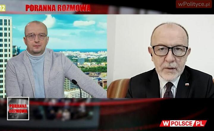 Jan Mosiński (PiS) w Porannej Rozmowie na antenie telewizji wPolsce.pl  / autor: Telewizja wPolsce.pl