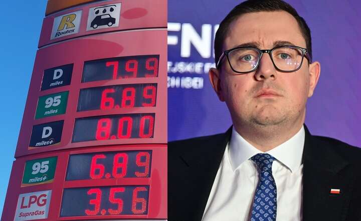 Minister energii Miłosz Motyka chwali się tańszymi paliwami z programu CPN, ale o dramacie na rynku LPG milczy / autor: Fratria / KK / PAP/ Marcin Gadomski