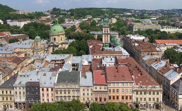 Panorama Lwowa - widok z wieży ratuszowej. fot. Wikimedia Commons