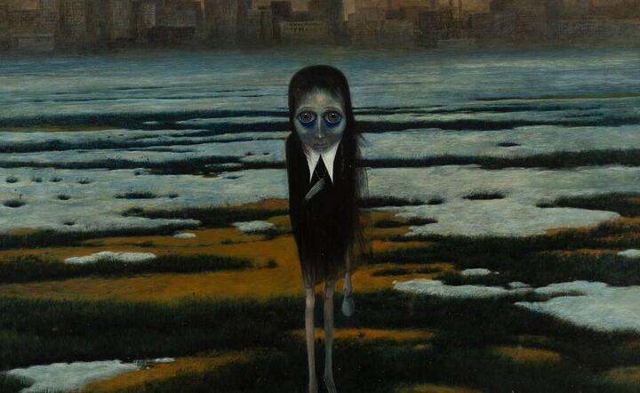 Obraz Zdzisława Beksińskiego  / autor: Materiały prasowe