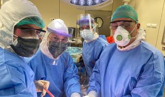 Pierwsza transplantacja w Polsce u chorego na Covid-19