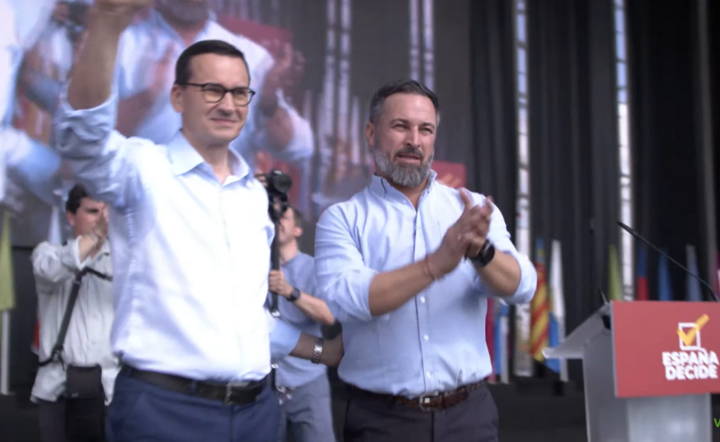 premier Mateusz Morawiecki w Hiszpanii / autor: screen/DIRECTO desde #VIVA22, YouTube