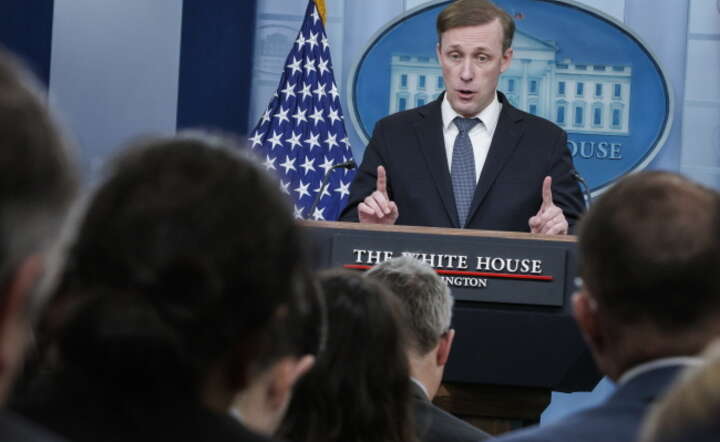 Doradca prezydenta USA ds. bezpieczeństwa narodowego Jake Sullivan / autor: PAP/EPA/Samuel Corum/Sipa USA