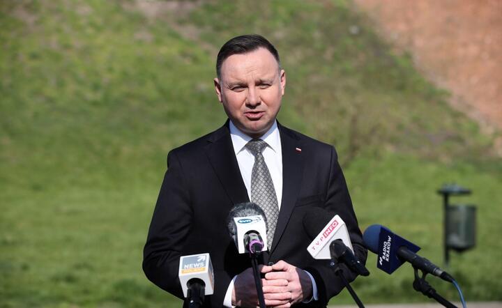 Prezydent Andrzej Duda / autor: PAP/Łukasz Gągulski
