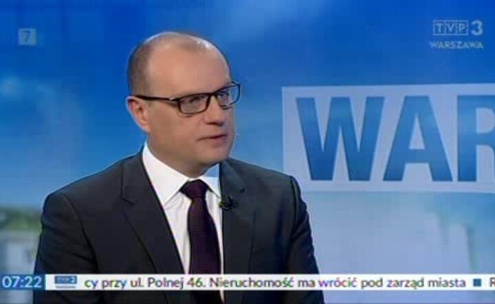 Adam Mariański, Przewodniczący Krajowej Rady Doradców Podatkowych / autor: KIDP/TVP3