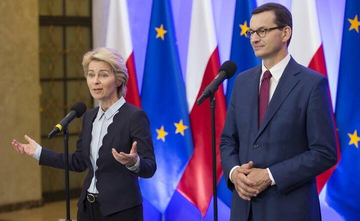 Ursula von der Leyen, Mateusz Morawiecki / autor: Fratria