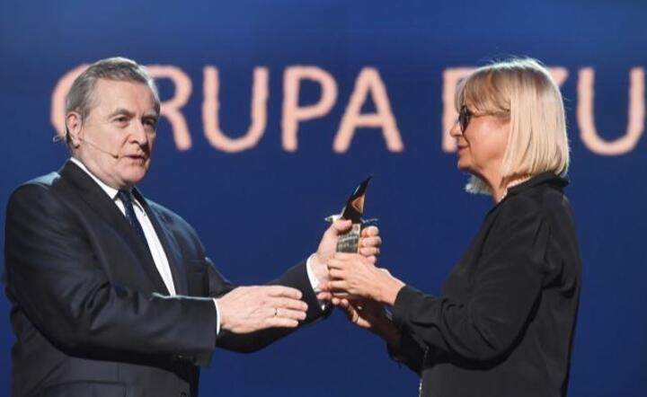 Piotr Gliński i Dorota Macieja z PZU / autor: PAP/Piotr Nowak