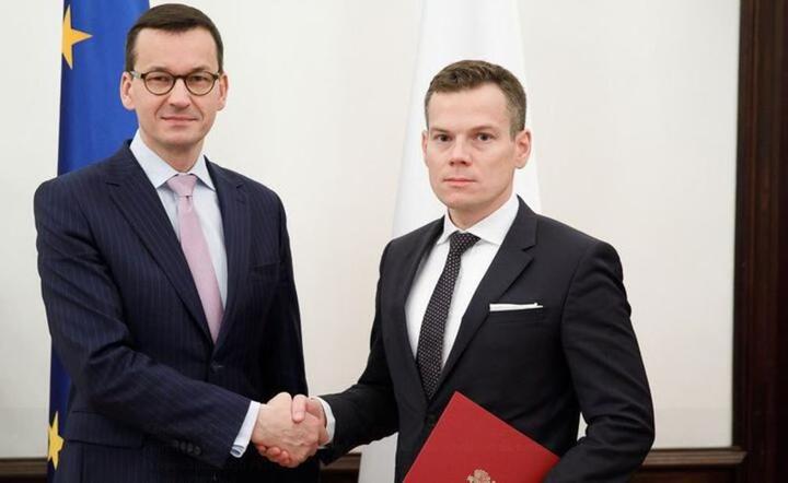 Mateusz Morawiecki i Jacek Jastrzębski / autor: Krystian Maj/KPRM / autor: Krystian Maj/KPRM