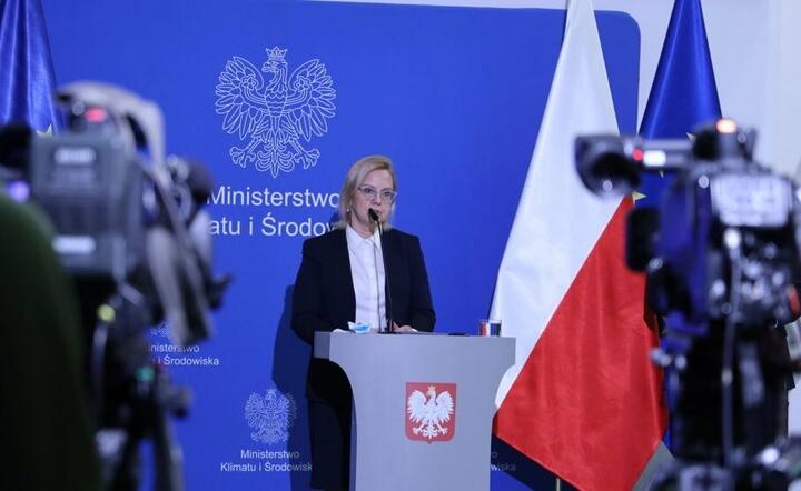 minister klimatu i środowiska Anna Moskwa / autor: Twitter/Anna Moskwa