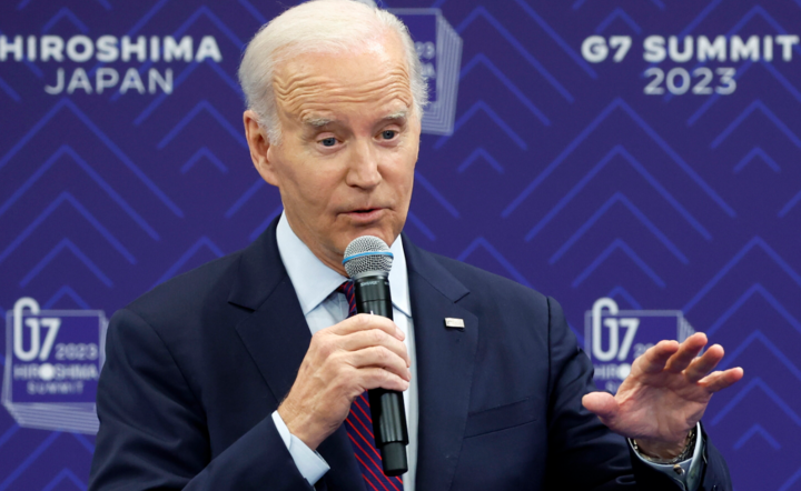 prezydent USA Joe Biden / autor: PAP/EPA/Kiyoshi Ota / POOL