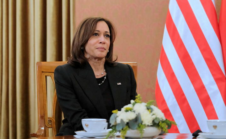 Wiceprezydent USA Kamala Harris / autor: PAP/Mateusz Marek