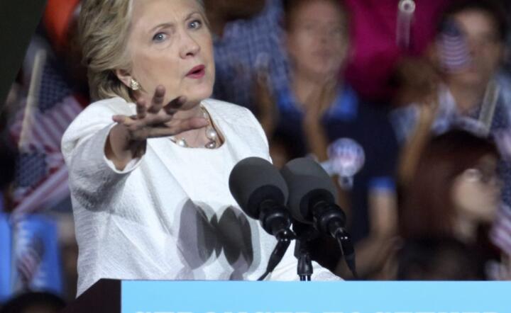 Wiec wyborczy Hillary Clinton, fot. PAP/EPA/Cristobal Herrera