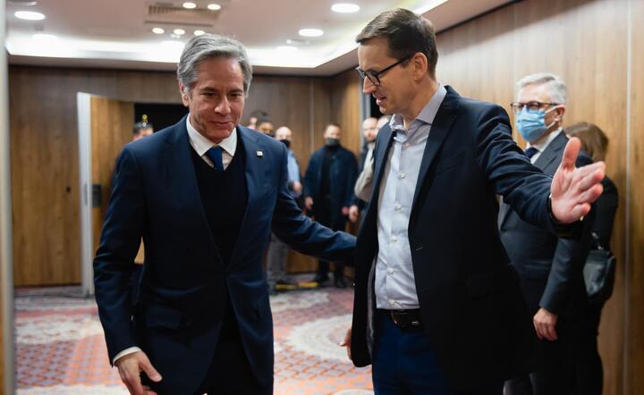 Morawiecki i Blinken / autor: KPRM 